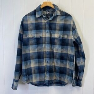 Mountain Hardwear Gorpcore Plaid Flannel Shirt Mens Large Sporty Outdoor Hipster